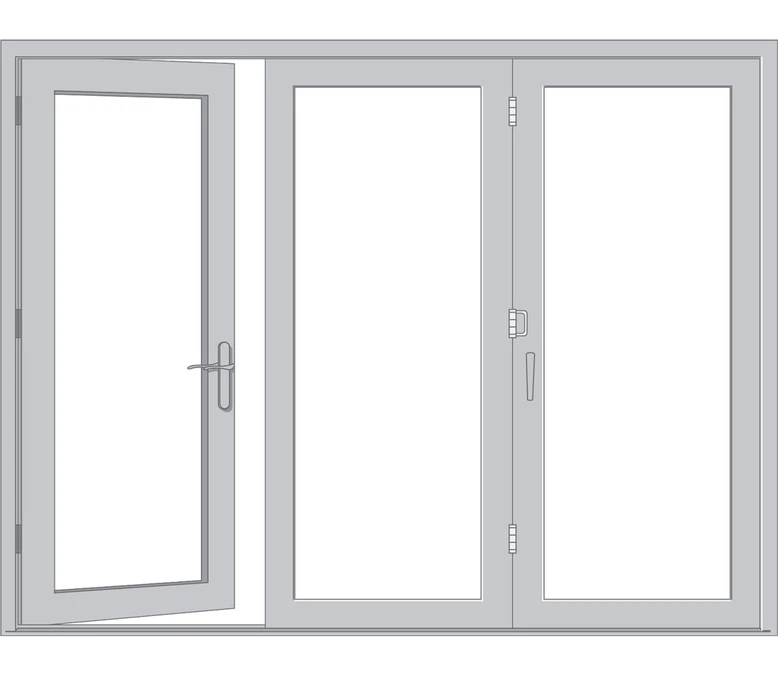 Philadelphia Pella Architect Reserve Series Contemporary Bifold Patio Door