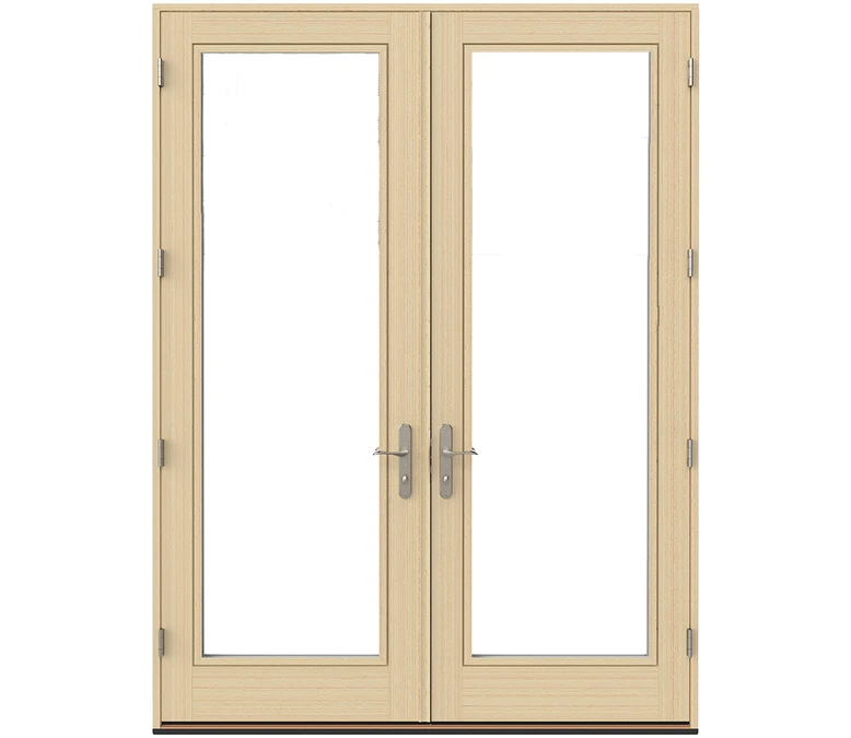 Philadelphia Pella Lifestyle Series Wood Double Hinged Patio Doors