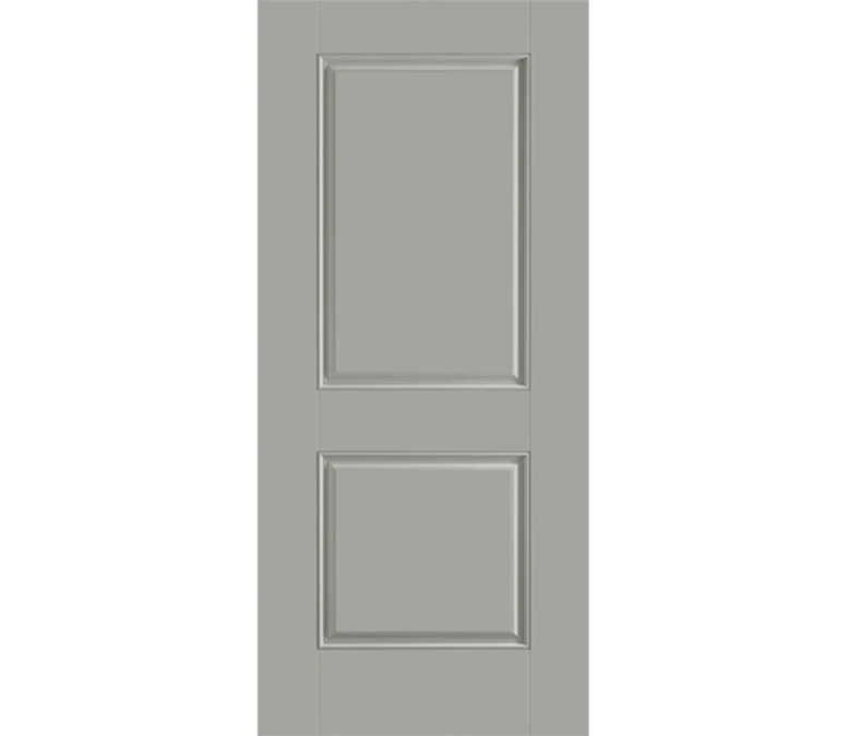 Philadelphia Two Panel Square Fiberglass Entry Door